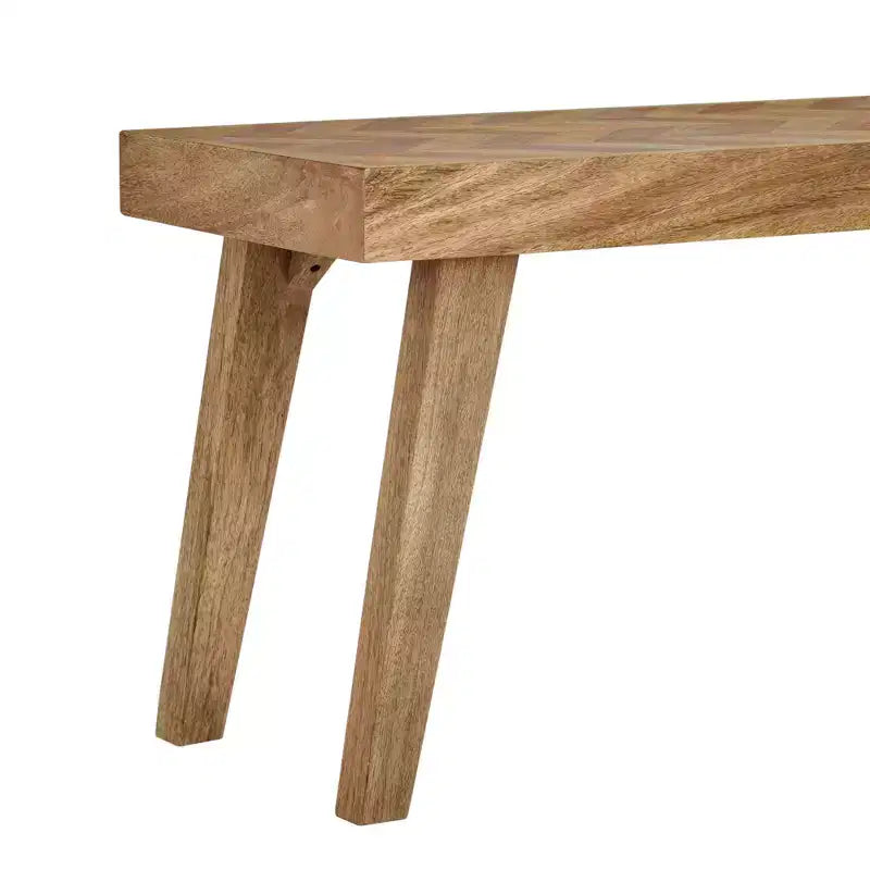 Banc en bois de manguier, Naturel