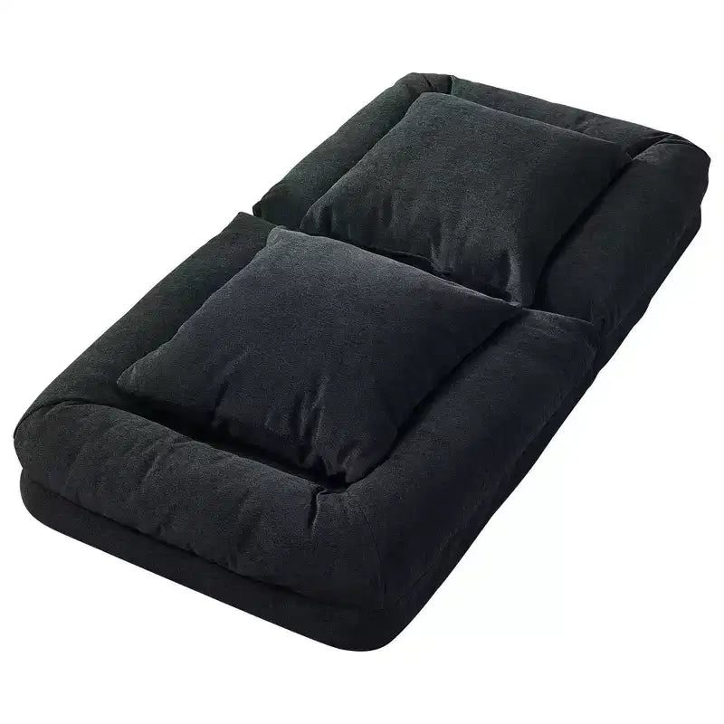 Canapé paresseux réglable à 5 positions de 165 cm, lit pour chien et humain rembourré pour adultes et animaux de compagnie, chaise longue pliable au sol