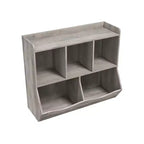 Étagères casiers avec bacs de rangement, organiseur de jouets et bibliothèque pour chambre d'enfant et salle de jeux