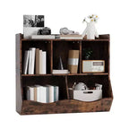 Cubby Shelves with Storage Bins, Toy Organizer and Bookcase for Kids' Room and Playroom