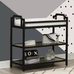 Whisen Baby Changing Table, Safe, Crib-Coordinating & Long-Lasting Versatility - Black