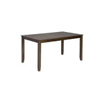 Ensemble de salle à manger 6 pièces en bois avec 4 chaises rembourrées et un banc, meubles de cuisine et de salle à manger, gris