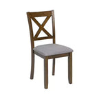 Ensemble de salle à manger 6 pièces en bois avec 4 chaises rembourrées et un banc, meubles de cuisine et de salle à manger, gris