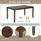 Ensemble de salle à manger 6 pièces en bois avec 4 chaises rembourrées et un banc, meubles de cuisine et de salle à manger, gris