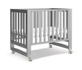 MAMAZING EvoNest Baby Crib, 6 in 1 Convertible Mini Crib with Wheels
