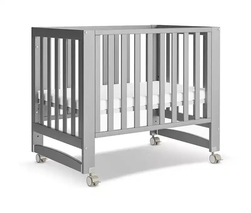 MAMAZING EvoNest Baby Crib, 6 in 1 Convertible Mini Crib with Wheels
