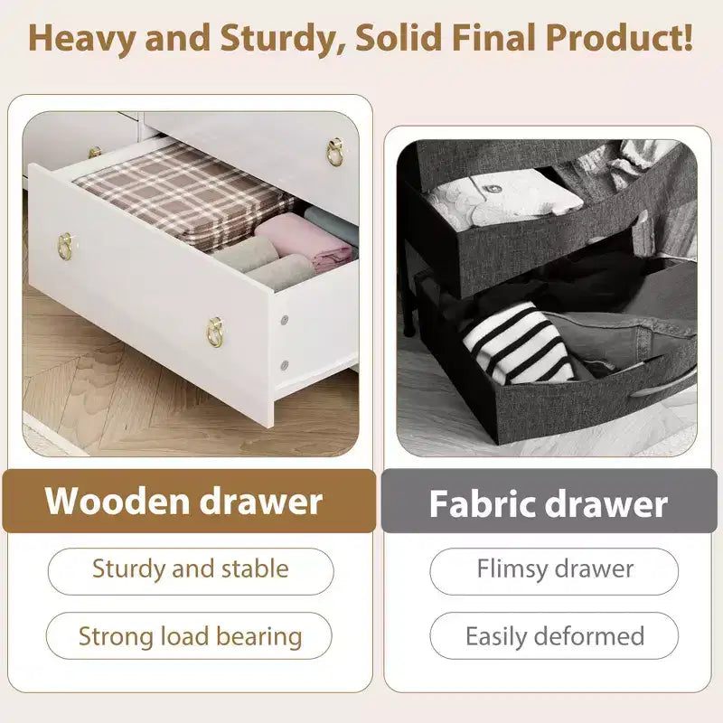 Commode de chambre à coucher, commode de rangement de 94 cm de haut pour placard avec 4 tiroirs, meuble de rangement pour vêtements pour chambre à coucher, salon