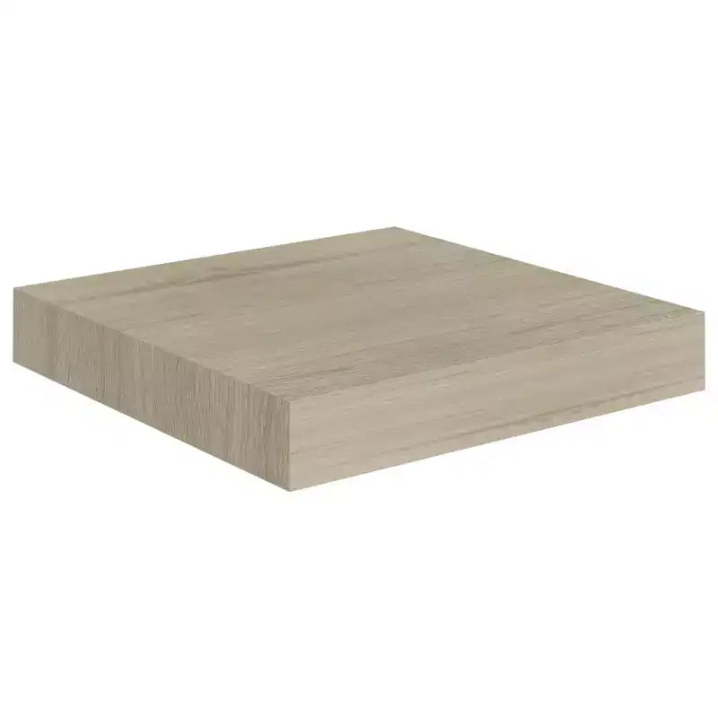 Étagère murale 2 pièces Chêne Noyer MDF, Métal 23,1 x 23,6 x 3,8 cm