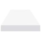 Étagère Murale Blanche Nid d'Abeille MDF 90 x 23,5 x 3,8 cm Fixation Murale