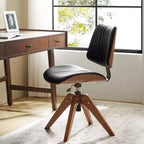 Fauteuil de bureau pivotant moderne du milieu du siècle