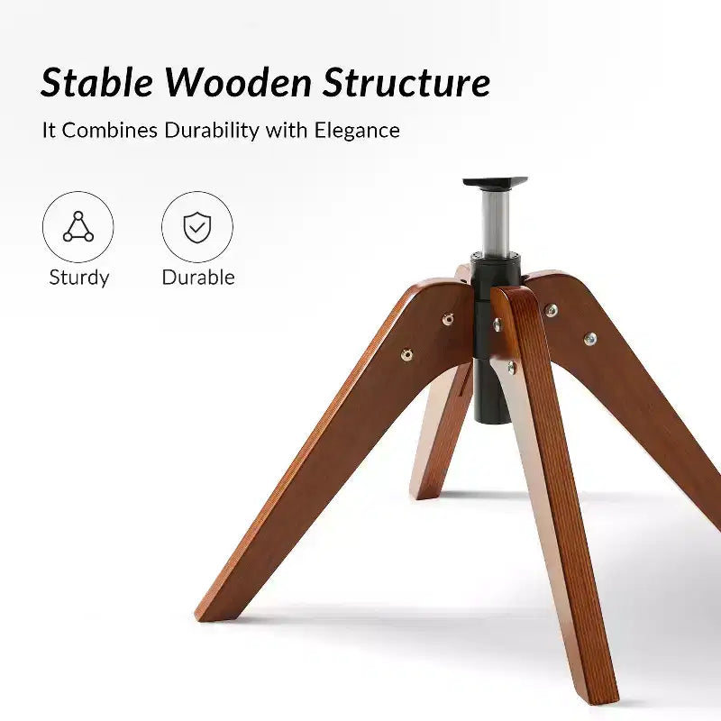 Fauteuil de bureau pivotant moderne du milieu du siècle