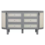 Lit escamotable mural en rotin double/grand lit avec rangement, lit pliant en bois pour chambre d'amis ou bureau