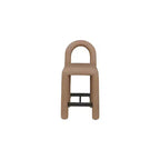 Tabouret haut en cuir végétalien