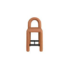 Tabouret haut en cuir végétalien