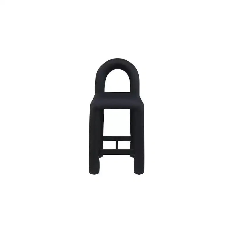 Tabouret haut en cuir végétalien