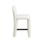 Tabouret haut en cuir végétalien