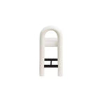 Tabouret haut en cuir végétalien