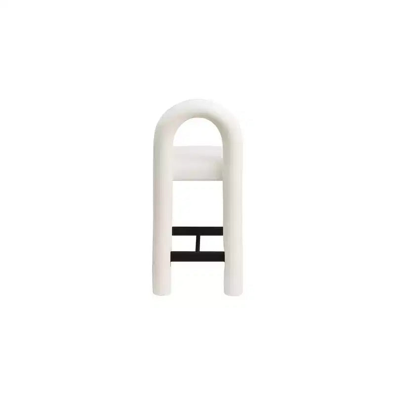 Tabouret haut en cuir végétalien