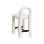 Tabouret haut en cuir végétalien