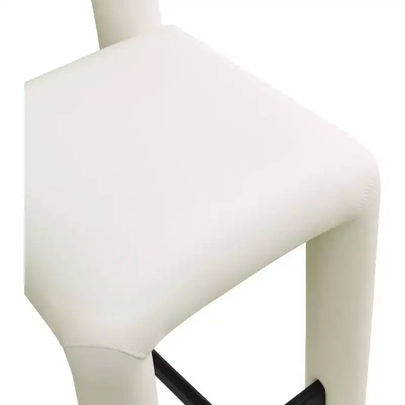 Tabouret haut en cuir végétalien