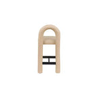 Tabouret haut en cuir végétalien