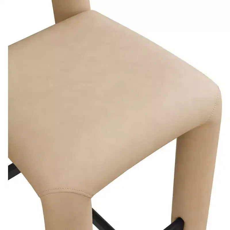 Tabouret haut en cuir végétalien