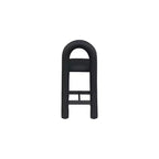 Tabouret haut en cuir végétalien