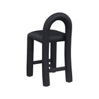 Tabouret haut en cuir végétalien