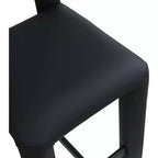 Tabouret haut en cuir végétalien