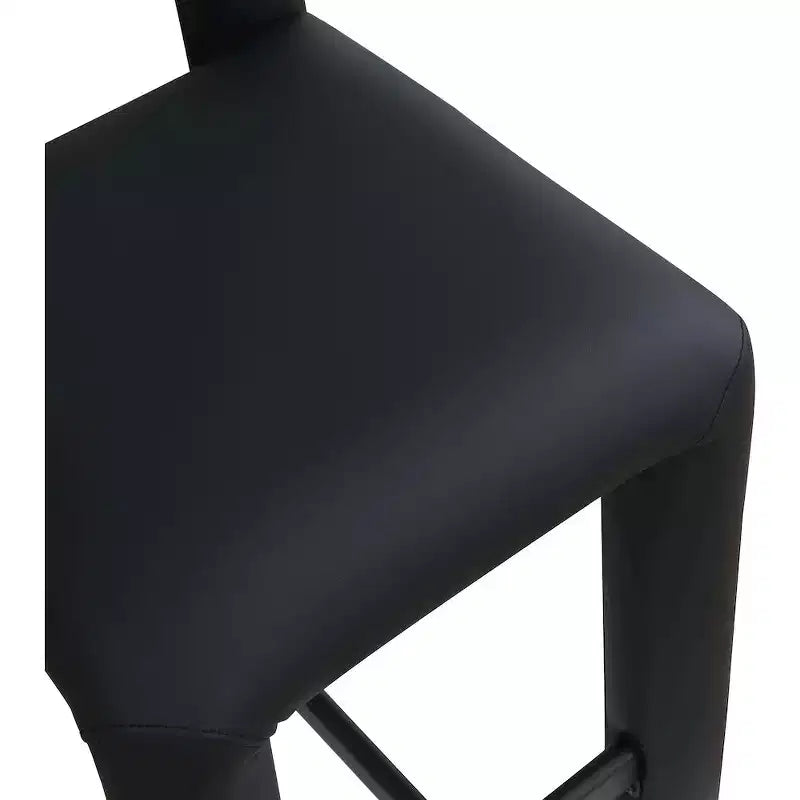 Tabouret haut en cuir végétalien