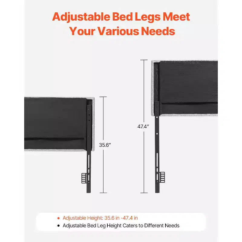 Tête de lit, Tête de lit pleine grandeur à hauteur réglable, capitonnée de losanges confortables pour lit double, L 56,3 x H 35,6-47,4 pouces, gris clair