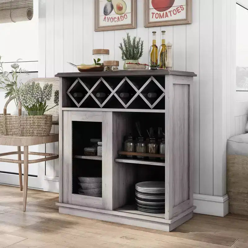 Buffet avec porte coulissante