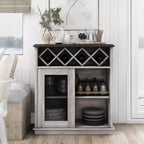 Buffet avec porte coulissante